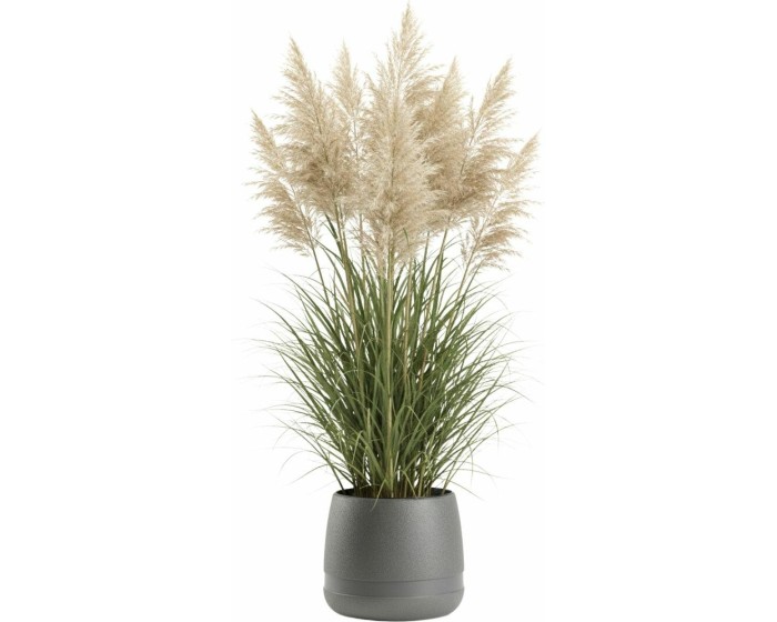 Květináč LUNA Vase 34,8 cm antracitový 