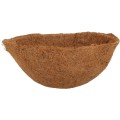 Závěsný květináč Sowy 30 cm černý/hnědý