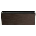 Plastový květináč Bouquet Riflo 56x19 cm mokka