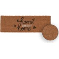 Kokosová rohožka HOME SWEET 75x25 cm hnědá