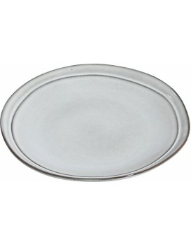 Mělký kameninový talíř Deline Dove 21 cm šedý