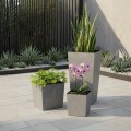 Květináč FLORE Beton 30,5x29,5x29,5 cm šedý