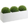 Květináč na kolečkách BETONIQUE 90x30 cm krémové dřevo