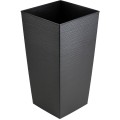 Plastový květináč Porto Riflo 75x39,6x39,6 cm černý