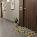 Kokosová rohožka Home 75x25 cm hnědá/vícebarevná