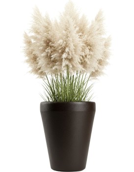 Plastový květináč PUREA 51x39,5 cm mokka