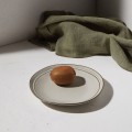 Mělký kameninový talíř Deline Dove 21 cm šedý