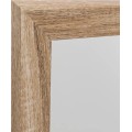 Koupelnové zrcadlo BASIC 34x44 cm hnědé 