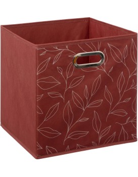 Úložný box SERENE 31x31 cm červený 