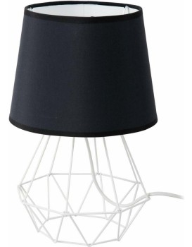 Stolní lampa Diamen 2v1 - černá/bílá