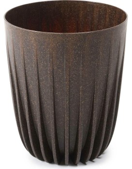 Květináč STRIPPED ECO Coffee 39x46,3 cm hnědý