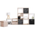Úložný box ORGANIC 31x31 cm černý