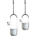 Závěsný květináč AERA HANG 17,9 cm bílý 