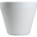 Plastový květináč Purea 34,9x39,5 cm bílý