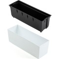 Plastový květináč Bouquet Riflo 56x19 cm bílý