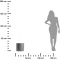 Květináč LUNA Cylinder 30,8 cm antracitový 