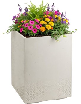 Květináč na kolečkách BETONIQUE 60x40 cm beton béžový
