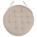 Oboustranný podsedák na židli DUO 38 cm světle béžový/ecru