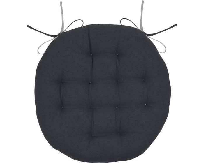 Oboustranný podsedák na židli DUO 38 cm šedý/antracitový