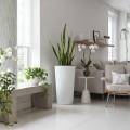 Plastový květináč URBANIKA ECO 75x40,9 cm bílý