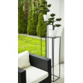 Květinový stojan Charr 70 cm černý