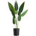 Květináč s podmiskou AZALEA 22,5 cm černý beton