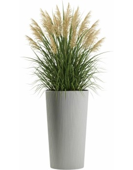 Květináč URBANIKA ECO Wood 46,6x25,5 cm šedý
