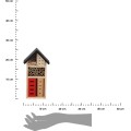 Hmyzí hotel BUGSY 26,2 cm hnědý/červený/černý