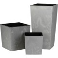 Květináč FLORE Beton 30,5x29,5x29,5 cm šedý
