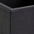 Sada 2 ks květináčů BETONIQUE 40x40/60x40 cm beton černá