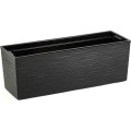 Plastový květináč Bouquet Riflo 56x19 cm černý