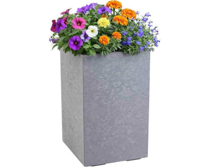 Květináč na kolečkách BETONIQUE EKO 30x60 cm šedý beton