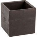 Květináč na kolečkách BETONIQUE 30x30 cm espresso hnědý