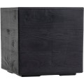 Květináč na kolečkách BETONIQUE 30x30 cm černé dřevo