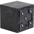 Květináč na kolečkách BETONIQUE 30x30 cm beton černý