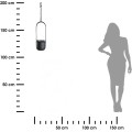 Závěsný květináč AERA HANG 17,9 cm antracitový