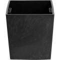 Květináč FLORE Beton 30,5x29,5x29,5 cm černý