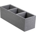 Květináč na kolečkách BETONIQUE 90x30 cm šedý beton