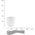 Květináč ZOE 14,3 cm bílý