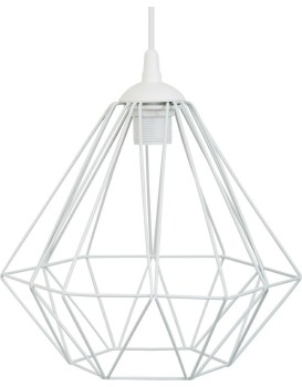 Stropní svítidlo Diamond 25 cm bílé