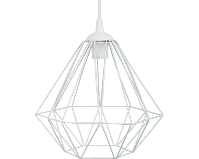 Stropní svítidlo Diamond 25 cm bílé