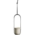 Závěsný květináč AERA HANG 17,9 cm béžový