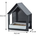 Krmítko pro ptáky FEEDER bílé/černé 