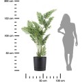 Květináč s podmiskou AZALEA 35 cm černý beton