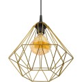 Stropní svítidlo Diamond 25 cm zlaté