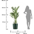 Květináč s podmiskou AZALEA 35 cm zelený