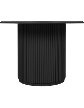 Kulatý odkládací stolek ROMA 60 cm černý