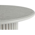 Kulatý odkládací stolek ROMA 60 cm šedý