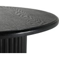 Kulatý konferenční stolek ROMA 80 cm černý