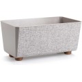 Truhlík s nožičkami Salvia 28,5x17 cm taupe hnědý